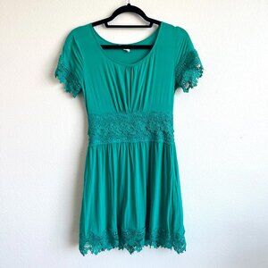 Turquoise Lacey Dress